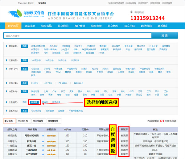 新闻源推广营销案例展示(图1)